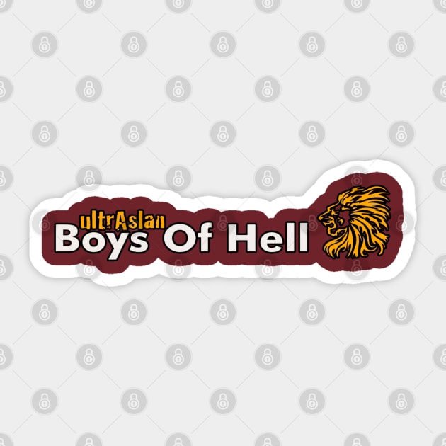 Boys of hell Istanbul Sticker by Providentfoot